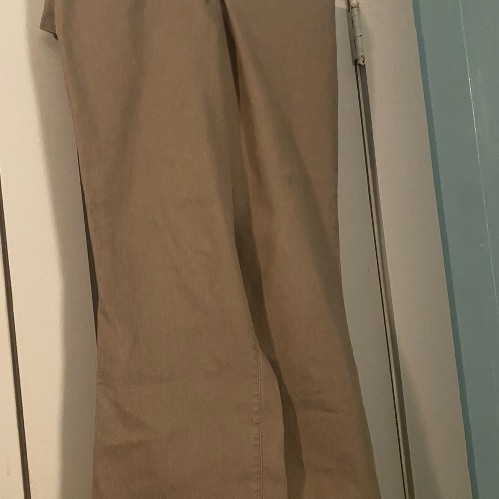 Claudia Ev Khaki Stretch Pants